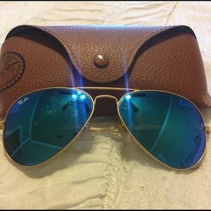 Blue Aviator Ray-Bans